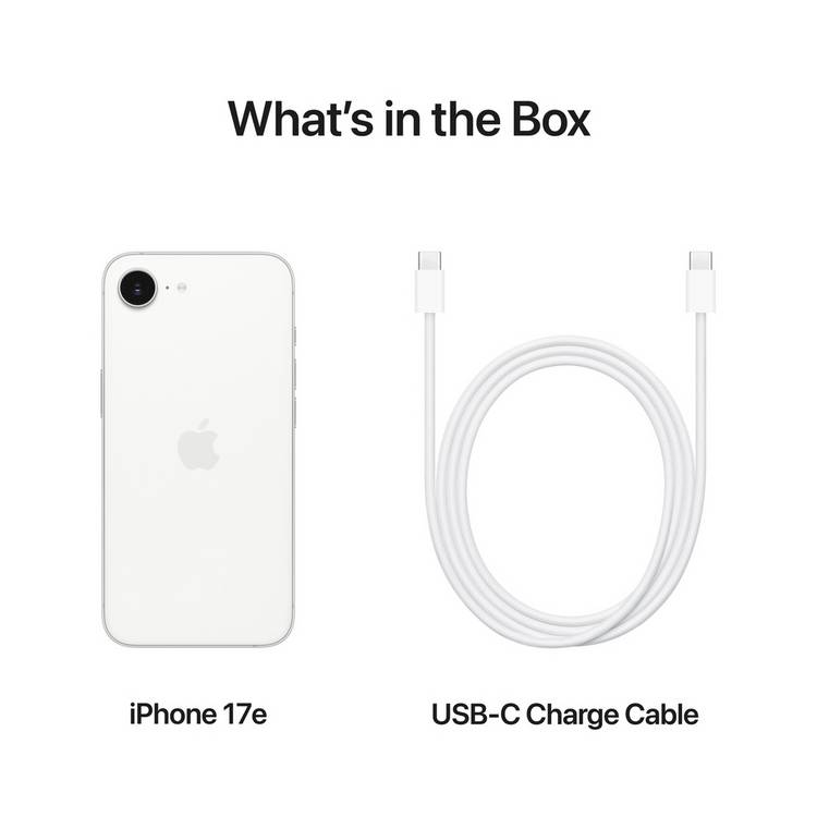 Apple iPhone 17e 512GB White, imported from the UK