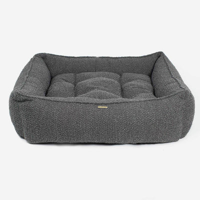 Argos Lords & Labradors Box Bed Granite Boucle Medium Pet Bed- Buy online at McGrocer