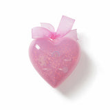Flitzy unicorn rainbow ring pack in glitter heart box, imported from the UK