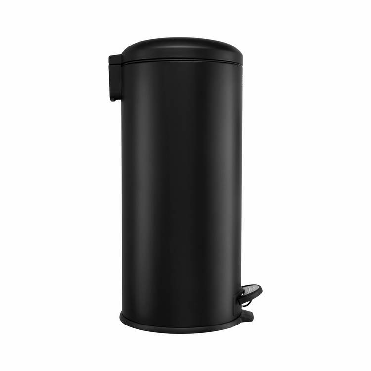 Black+Decker 30L dome lid pedal bin, imported from the UK