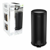 Black+Decker 30L dome lid pedal bin, imported from the UK