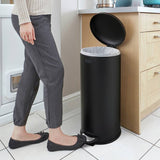 Black+Decker 30L dome lid pedal bin, imported from the UK