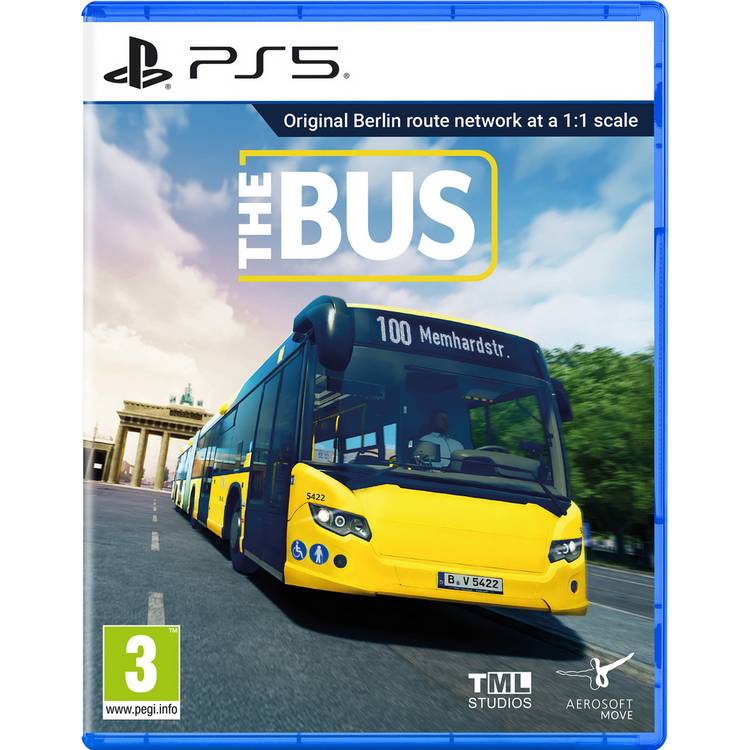 The Bus PS5 game disc, British product