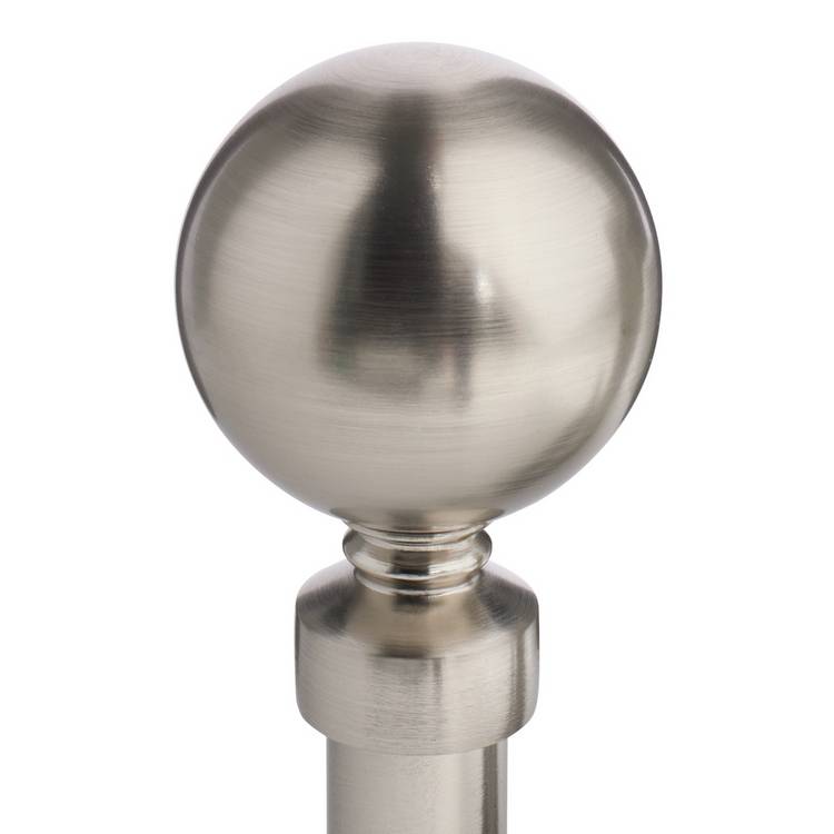 Argos Home metal ball curtain holdbacks silver 2 pack (British brand)