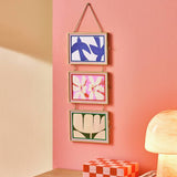 Habitat triple screenprint hanging picture frame 4x6, UK version