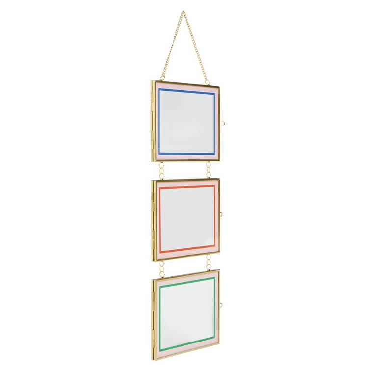 Habitat triple screenprint hanging picture frame 4x6, UK version