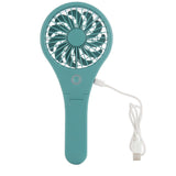 Bush handheld teal desk fan 4 inch (British brand)