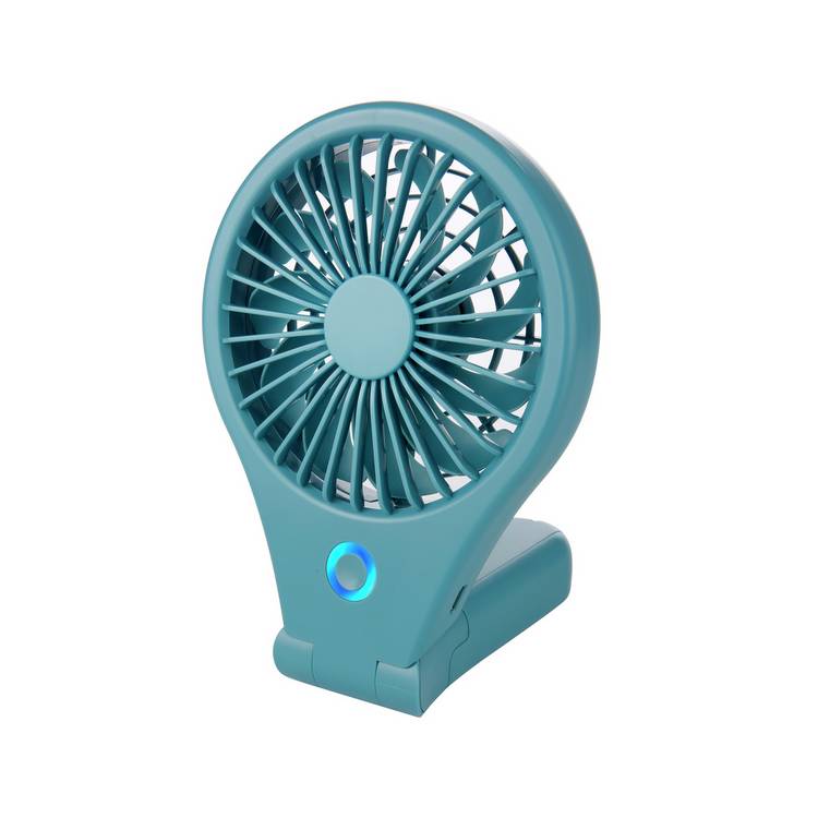 Bush handheld teal desk fan 4 inch (British brand)