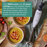 Bosch ErgoMixx hand blender white and grey 600ml, imported from the UK