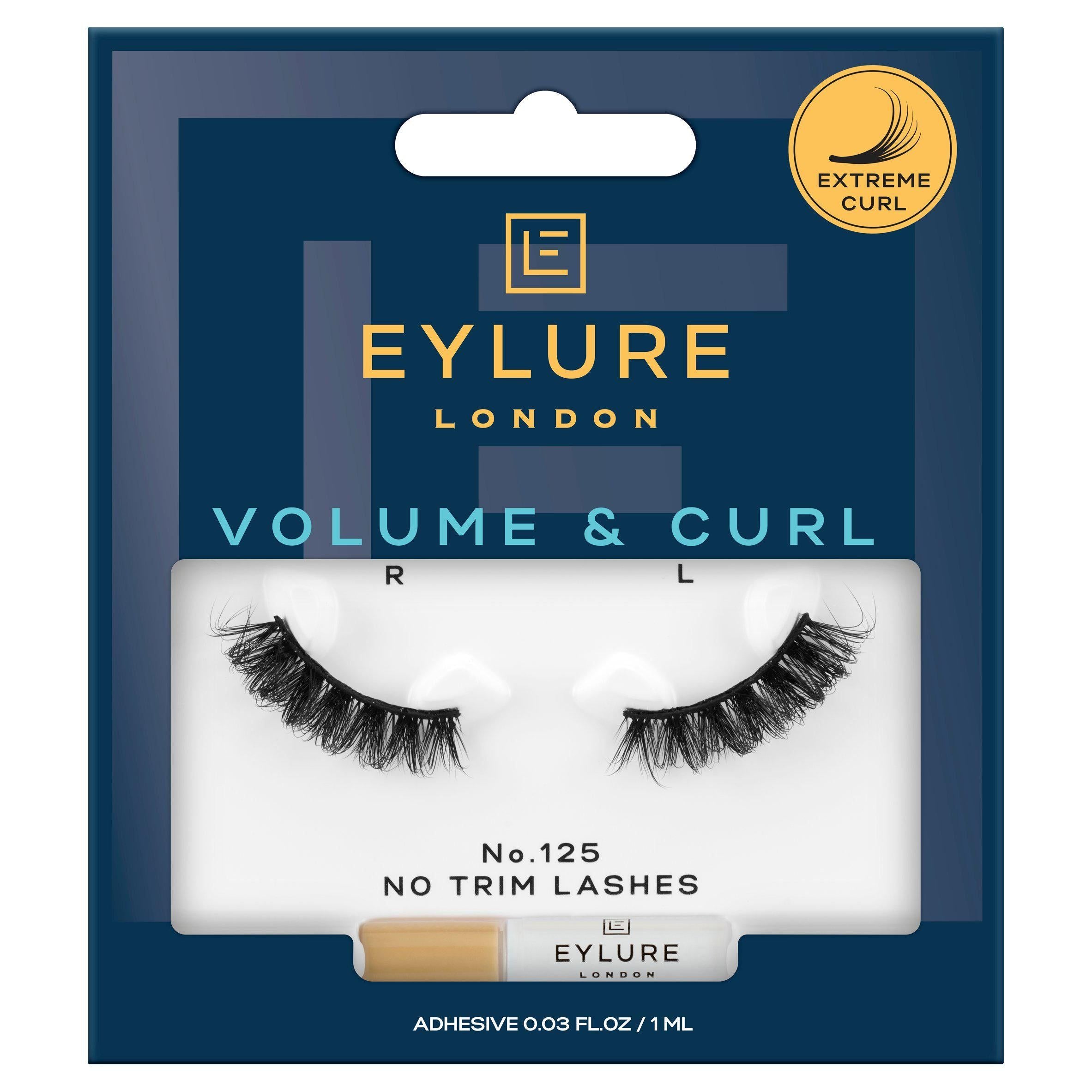 Eylure Volume & Curl 3/4 Length No. 125 GOODS Sainsburys   