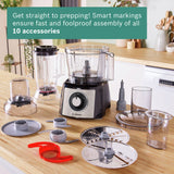 Bosch MultiTalent 3 food processor with attachments - British product