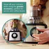Bosch MultiTalent 3 food processor with attachments - British product