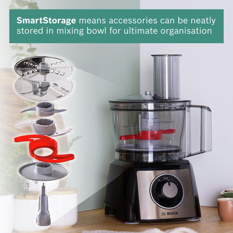 Bosch MultiTalent 3 food processor with attachments - British product