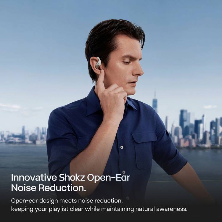 Shokz OpenFit Pro true wireless earbuds white, imported from the UK