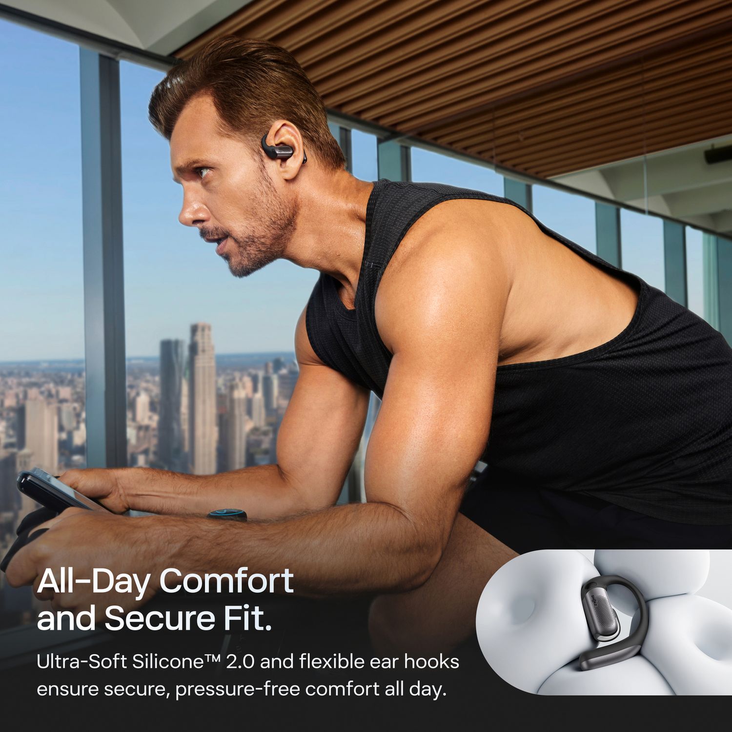Shokz OpenFit Pro true wireless earbuds black - British product