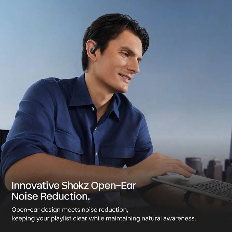 Shokz OpenFit Pro true wireless earbuds black - British product