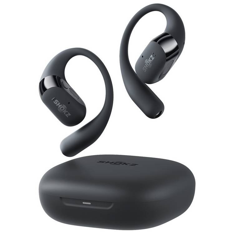 Shokz open-ear earbuds Black, UK version