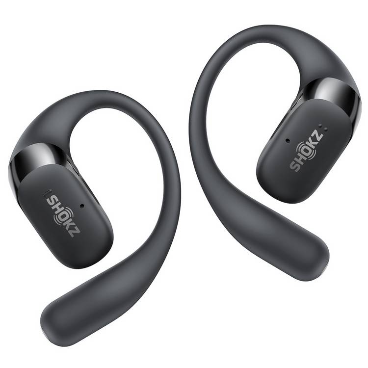 Shokz open-ear earbuds Black, UK version