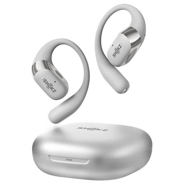 Shokz OpenFit 2+ grey earbuds - British product