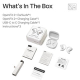 Shokz OpenFit 2+ grey earbuds - British product