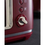 Morphy Richards Accents 4-slice toaster rhubarb red, UK version