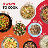 Instant Pot 5L Rice Cooker White, imported from the UK
