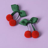 Flitzy cherry hair clips set of 2, imported from the UK