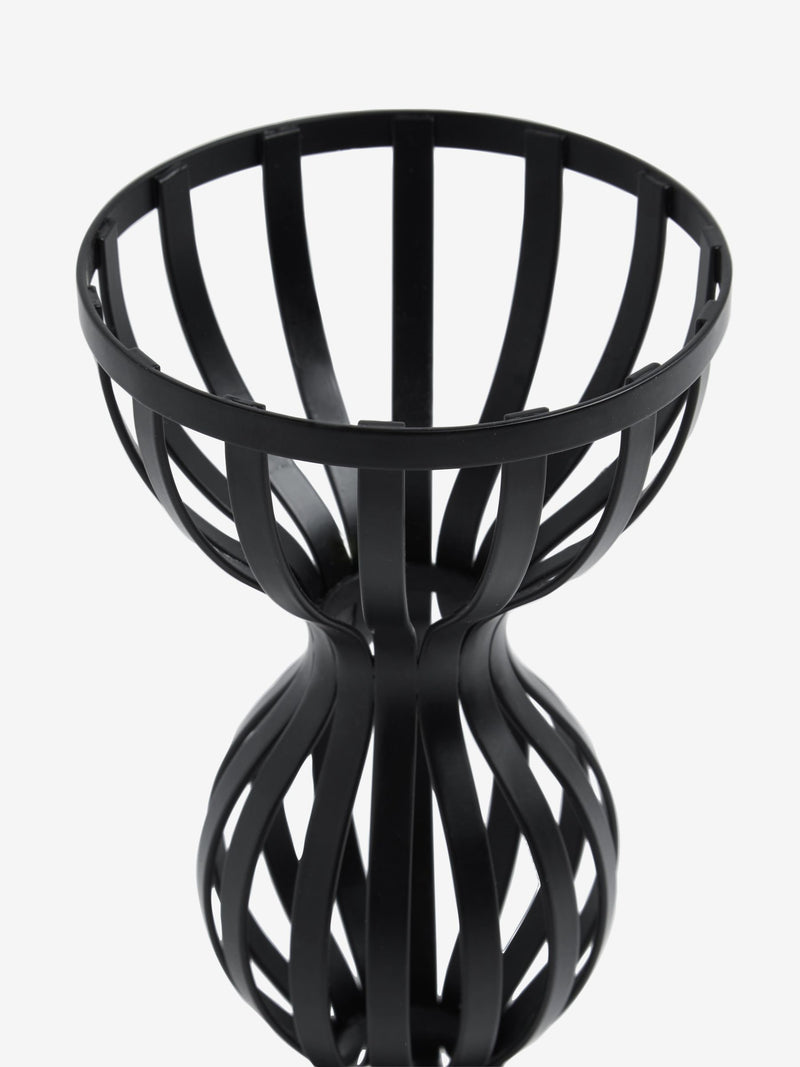 Black Wire Pillar Candle Holder