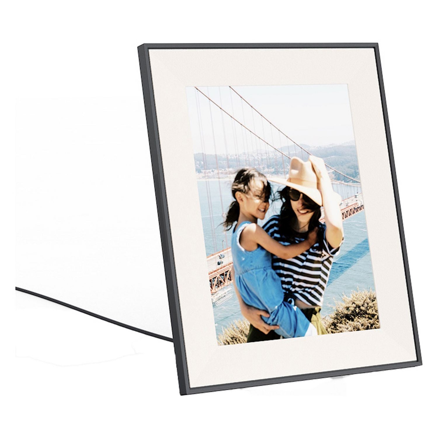 AURA Aspen 12 inch digital photo frame ink with paper mat, imported from the UK