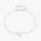 Revere sterling silver heart bracelet (British brand)