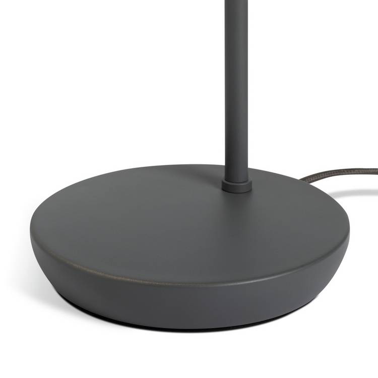 Habitat Acorn desk lamp dark grey metal, imported from the UK