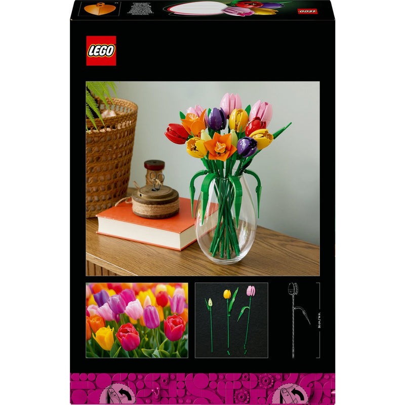LEGO Botanicals Tulip Bouquet building set 576 pieces - British product