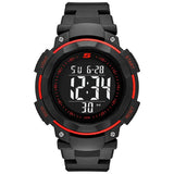 Skechers Ruhland black strap digital chronograph watch (British brand)