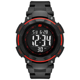 Skechers Ruhland black strap digital chronograph watch (British brand)