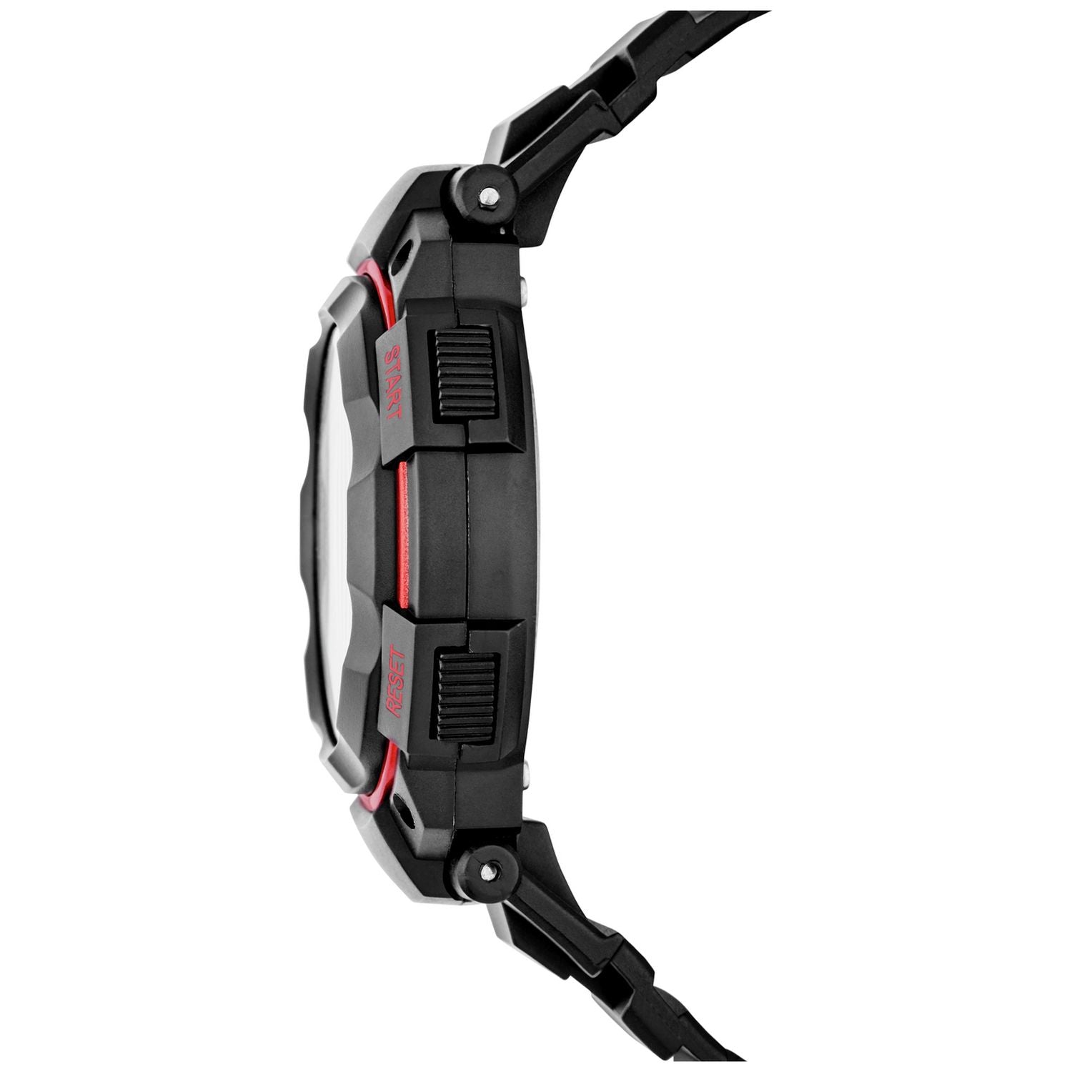 Skechers Ruhland black strap digital chronograph watch (British brand)