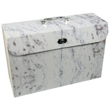 Cathedral expanding file box white grey 19 pockets, imported from the UK