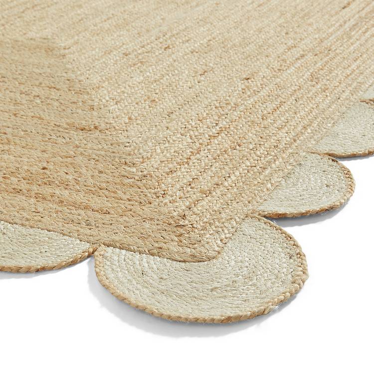 Think Rugs Savannah natural jute flatweave rug 120x170cm, imported from the UK