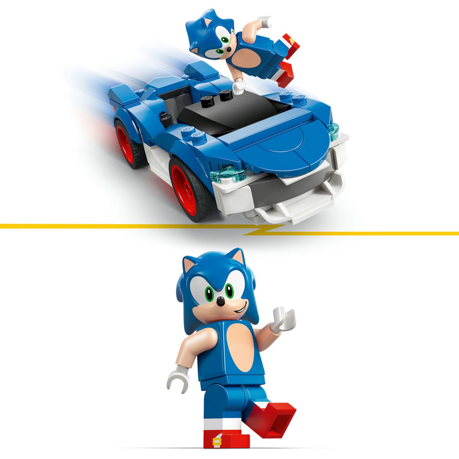 LEGO Sonic Speedster Lightning Toy building set 77117, UK version