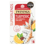 Twinings Superblends Turmeric with Orange and Star Anise, 20 Tea Bags GOODS ASDA   