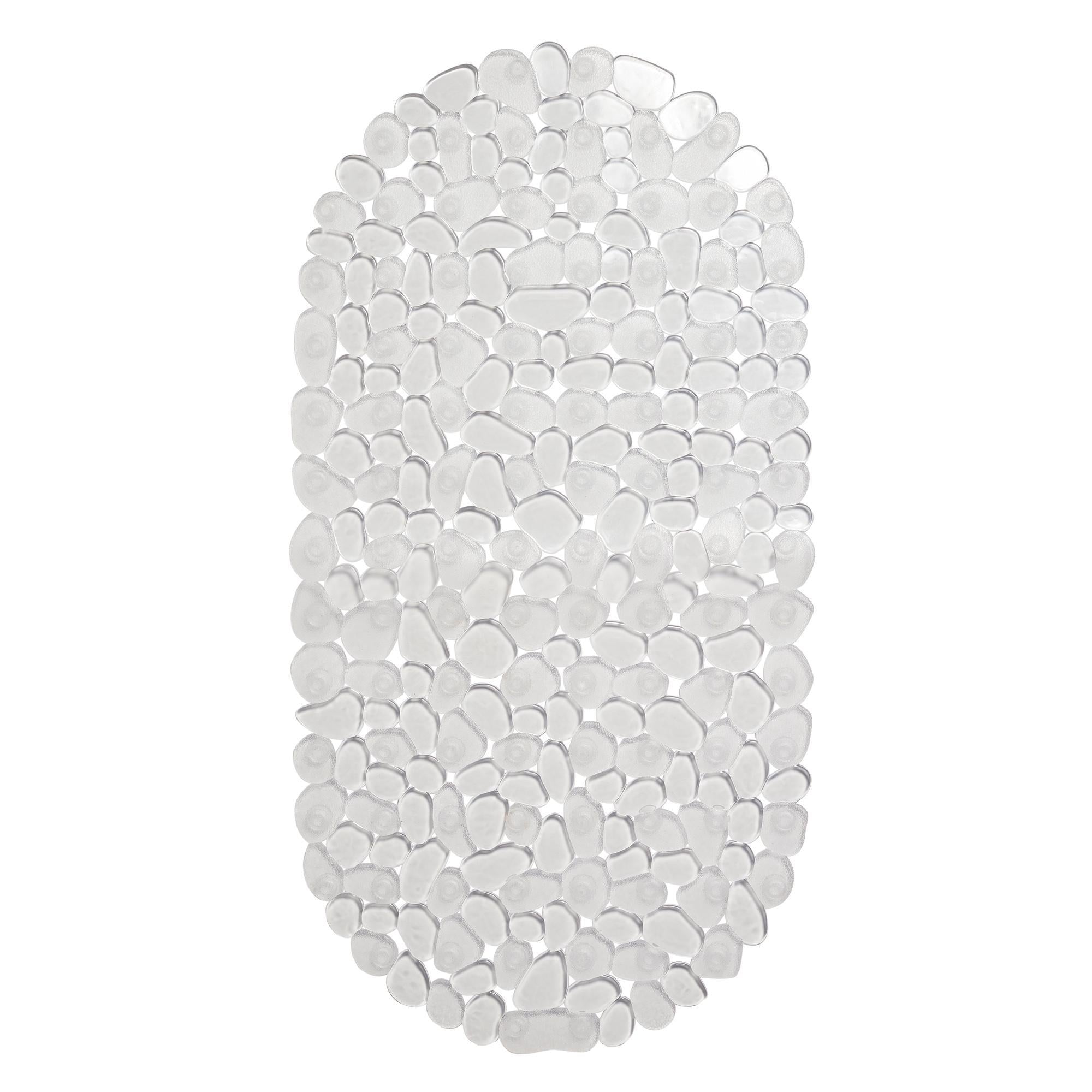 Sainsbury's Home Pebbles Bath Mat Clear GOODS Sainsburys   