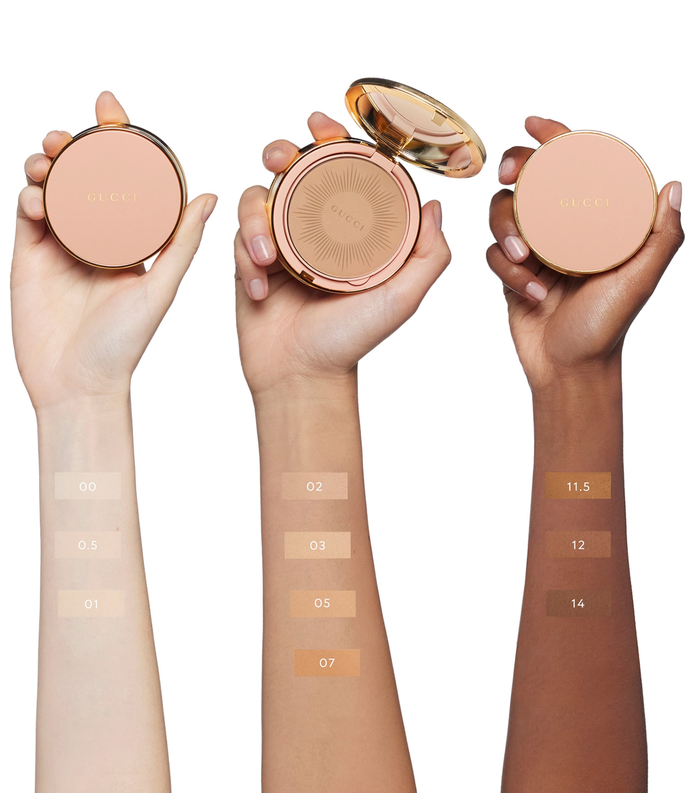 Gucci matte pressed powder, UK version