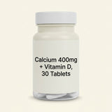 Calcium 400mg and Vitamin D Supplement 30 Tablets