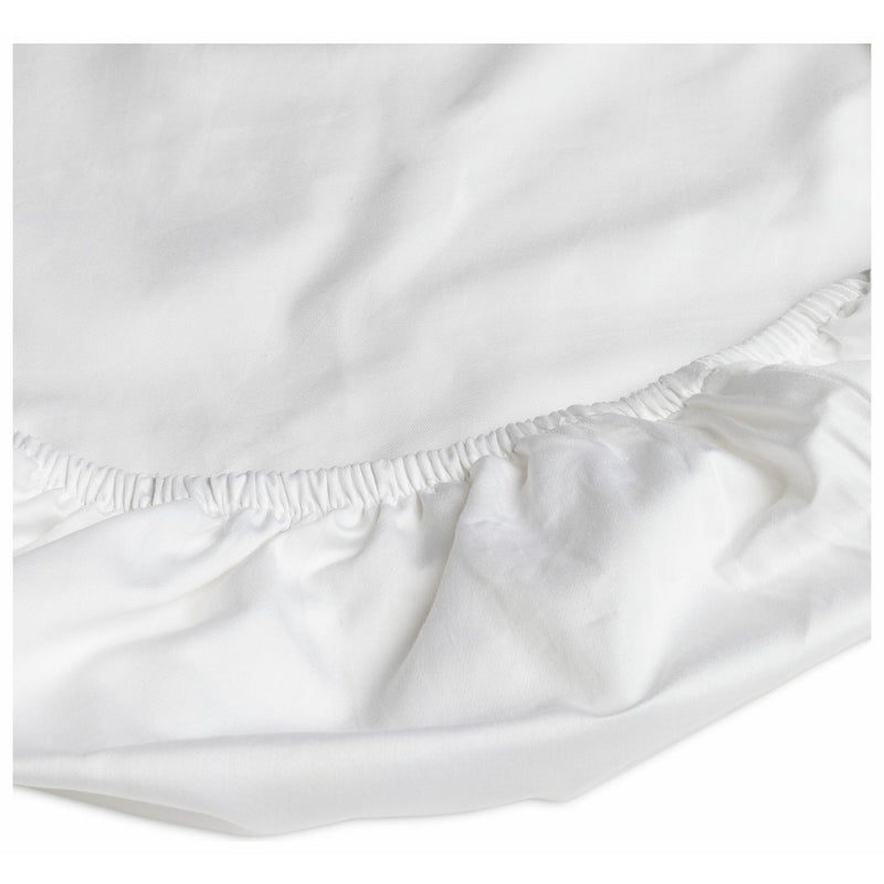 Habitat Egyptian Cotton 400TC White Fitted Sheet - King
