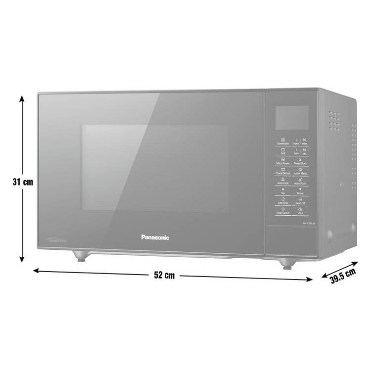 Panasonic combination microwave oven NN-CT56 Black 27L - British product