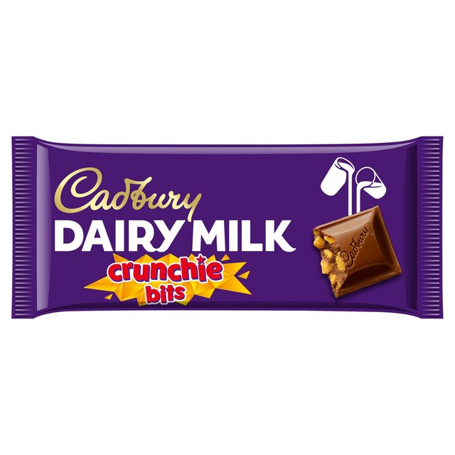 Cadbury Dairy Milk Crunchie Chocolate Bar   180g