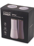Joseph Joseph grey milltop editions salt and pepper set, UK version