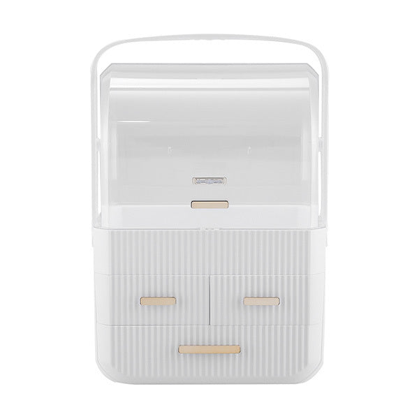 Livingandhome white cosmetics organiser 3 drawers (British brand)