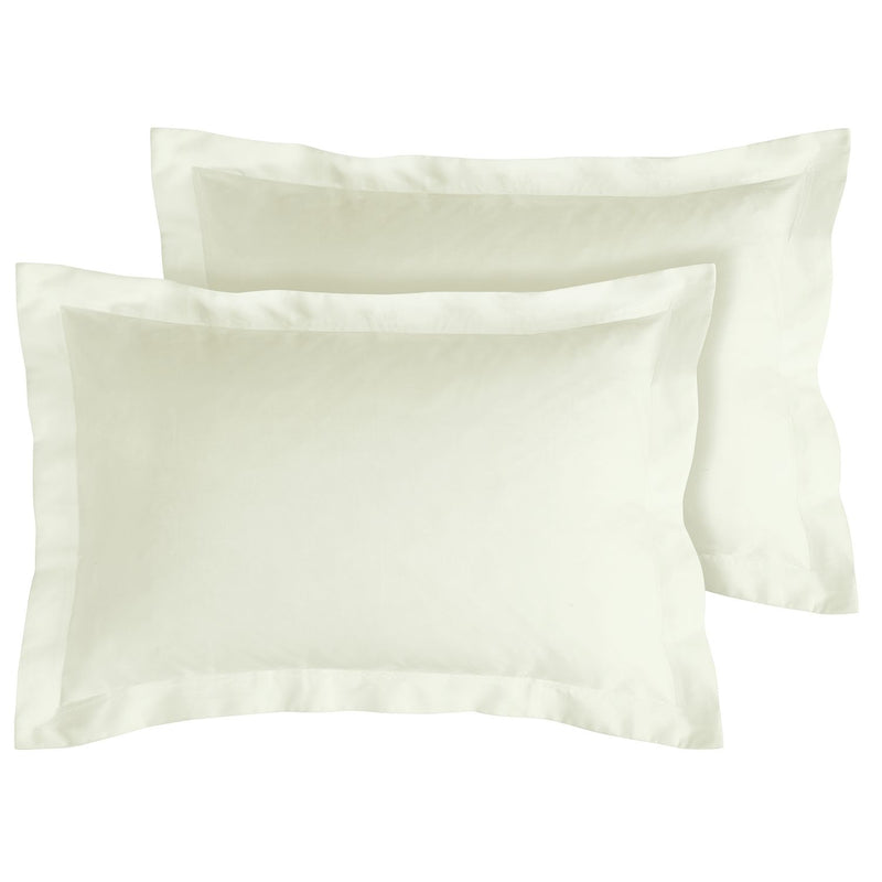 Habitat 400TC Egyptian Cotton Oxford Pillowcase Pair - White