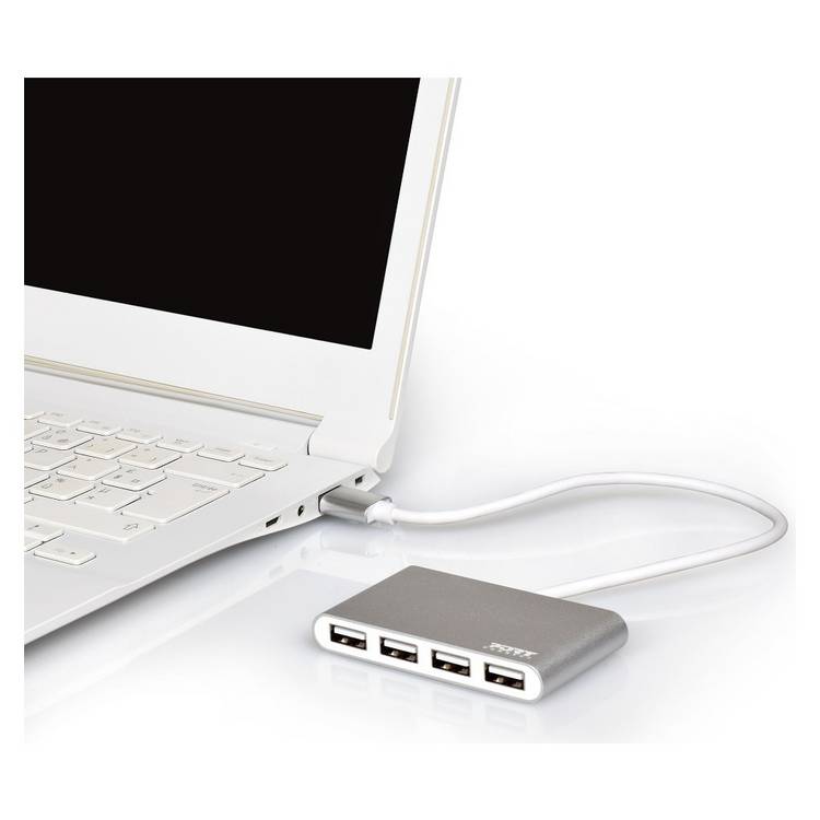 Port Connect 4 Port USB Hub, UK version