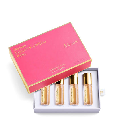 مجموعة هدايا عطور Rose Scented Perfume Elixirs من Harrods 4 × 4 مل - اشتري عبر الإنترنت من McGrocer